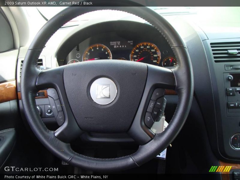 Garnet Red / Black 2009 Saturn Outlook XR AWD