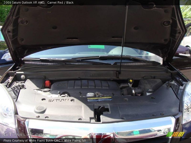 Garnet Red / Black 2009 Saturn Outlook XR AWD