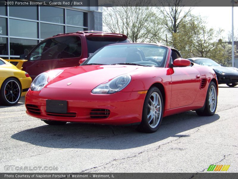 Guards Red / Black 2003 Porsche Boxster S