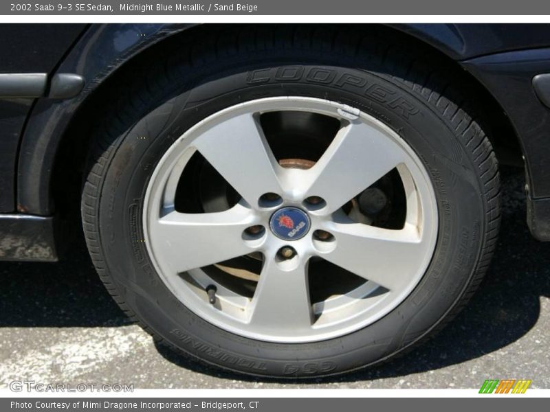 Midnight Blue Metallic / Sand Beige 2002 Saab 9-3 SE Sedan