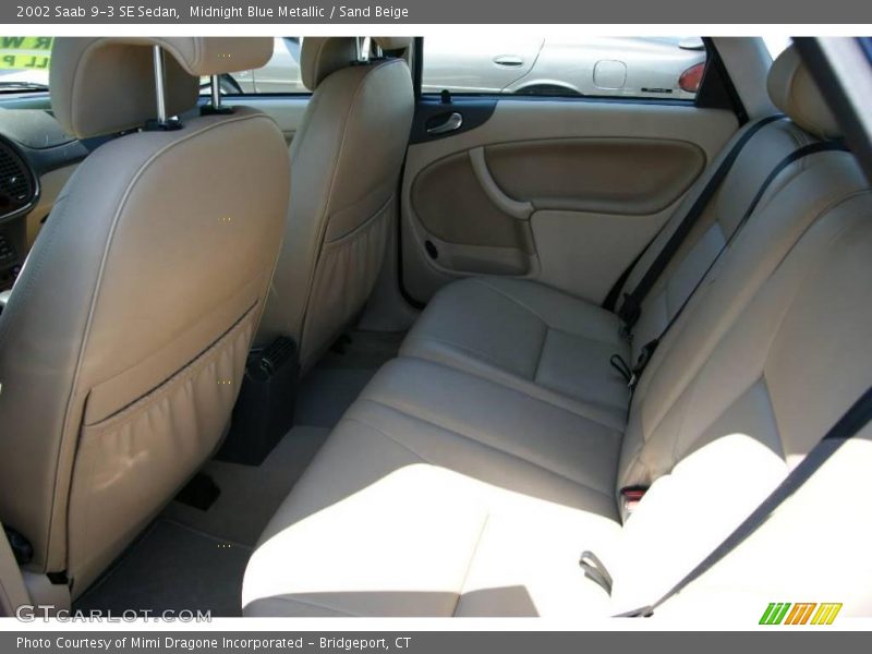 Midnight Blue Metallic / Sand Beige 2002 Saab 9-3 SE Sedan