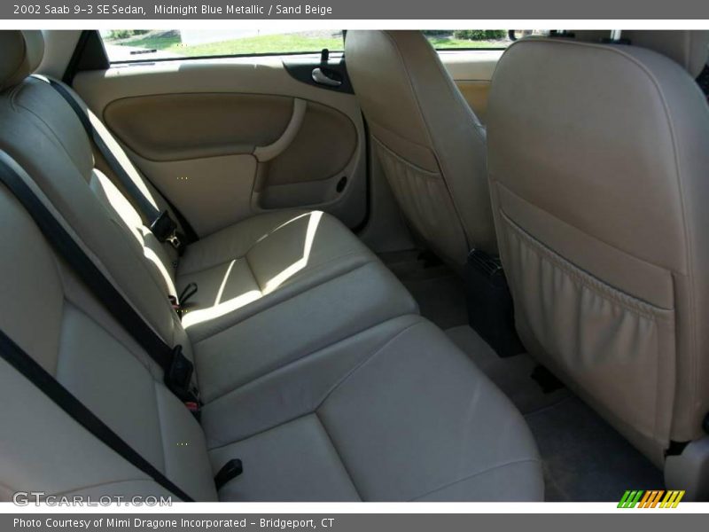 Midnight Blue Metallic / Sand Beige 2002 Saab 9-3 SE Sedan
