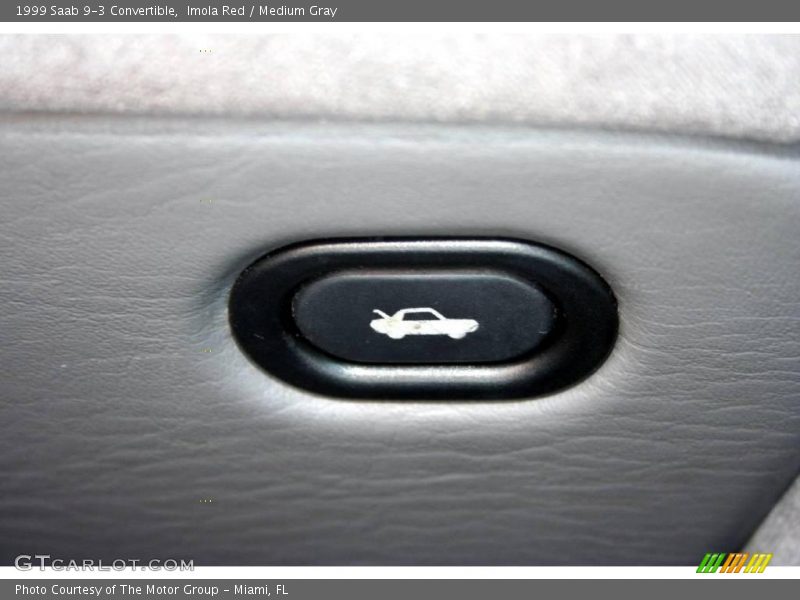 Imola Red / Medium Gray 1999 Saab 9-3 Convertible