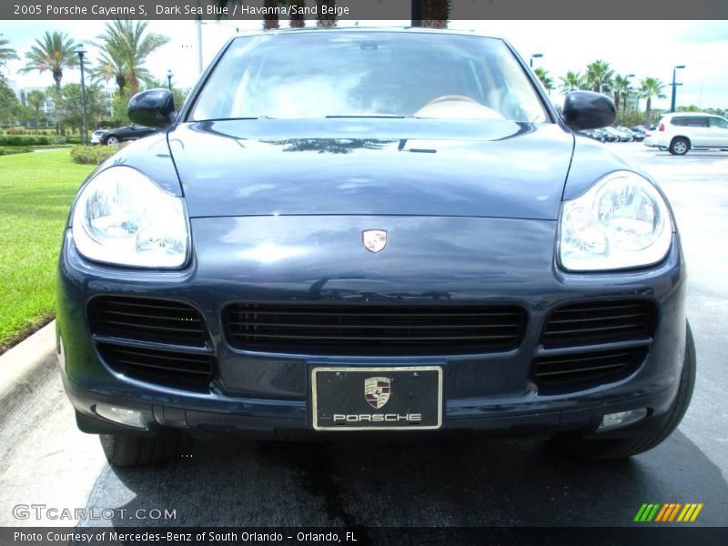 Dark Sea Blue / Havanna/Sand Beige 2005 Porsche Cayenne S