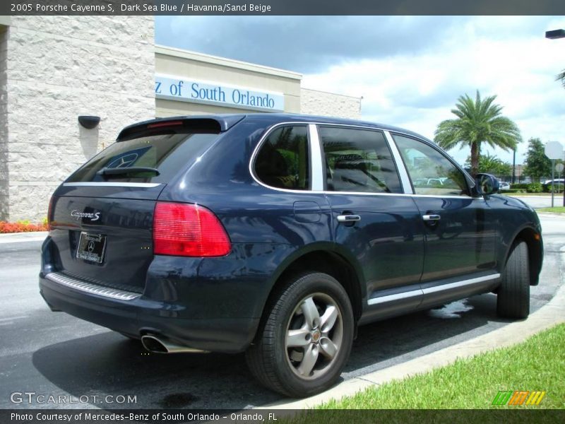 Dark Sea Blue / Havanna/Sand Beige 2005 Porsche Cayenne S