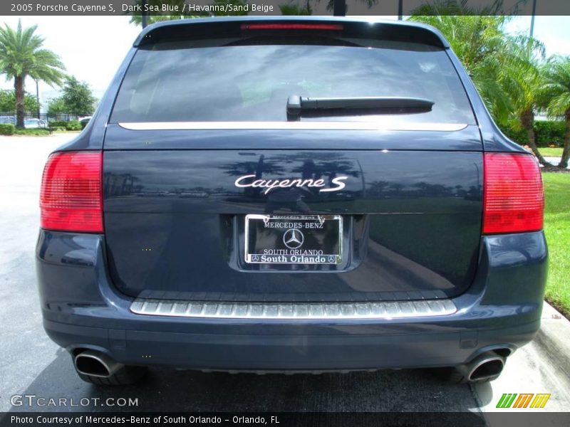 Dark Sea Blue / Havanna/Sand Beige 2005 Porsche Cayenne S