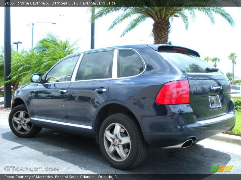Dark Sea Blue / Havanna/Sand Beige 2005 Porsche Cayenne S