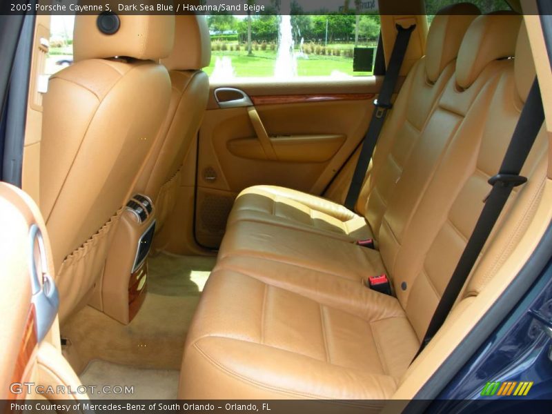 Dark Sea Blue / Havanna/Sand Beige 2005 Porsche Cayenne S