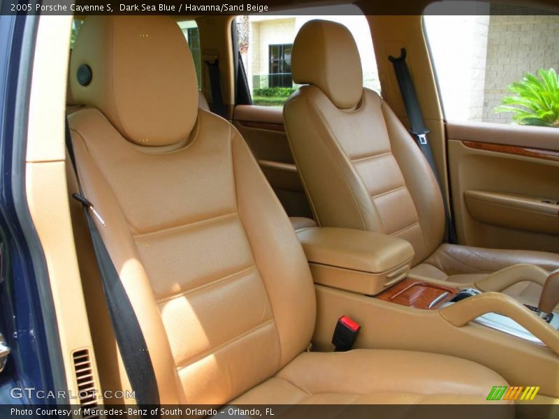 Dark Sea Blue / Havanna/Sand Beige 2005 Porsche Cayenne S