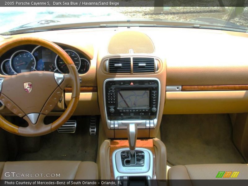 Dark Sea Blue / Havanna/Sand Beige 2005 Porsche Cayenne S