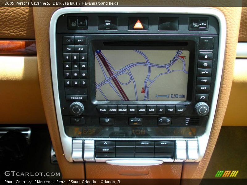 Dark Sea Blue / Havanna/Sand Beige 2005 Porsche Cayenne S
