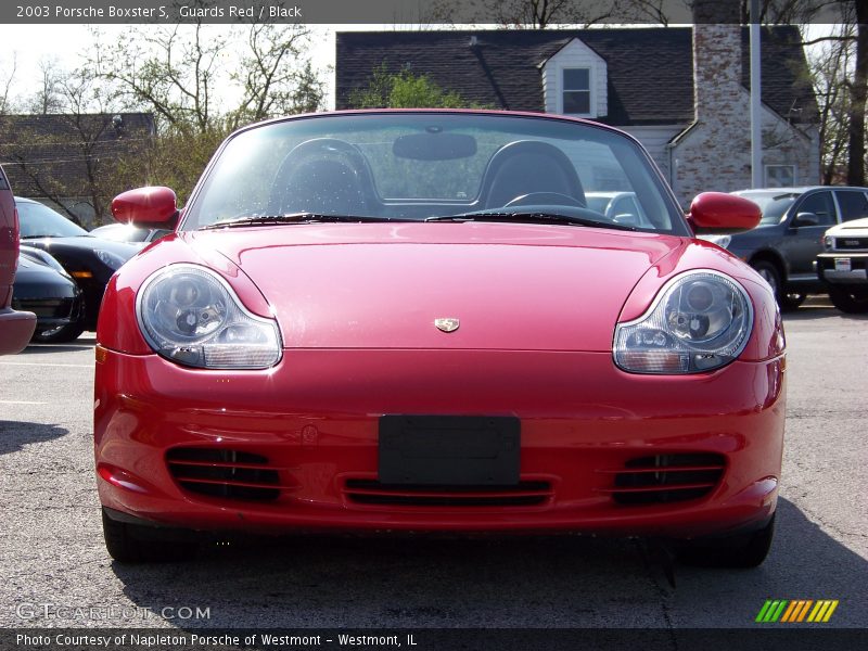 Guards Red / Black 2003 Porsche Boxster S