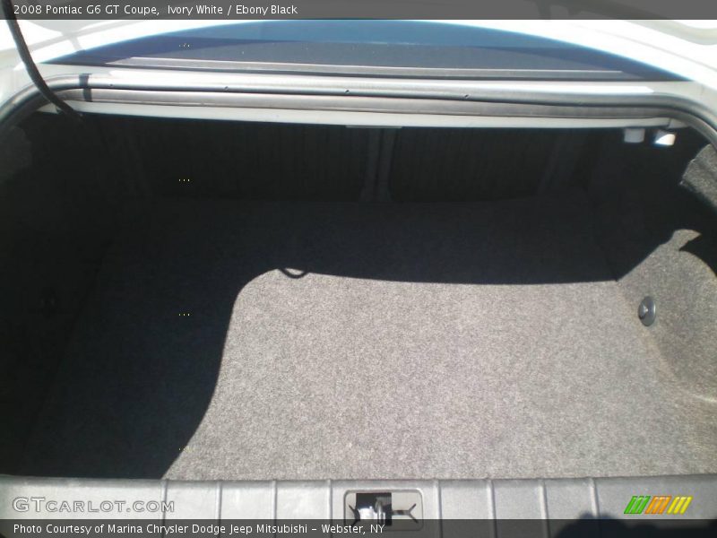 Ivory White / Ebony Black 2008 Pontiac G6 GT Coupe