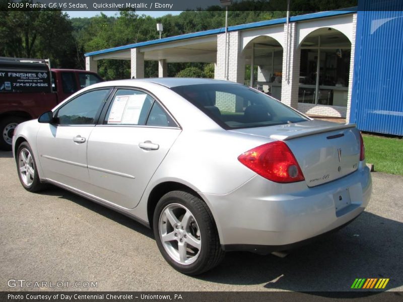 Quicksilver Metallic / Ebony 2009 Pontiac G6 V6 Sedan