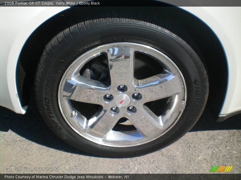 Ivory White / Ebony Black 2008 Pontiac G6 GT Coupe