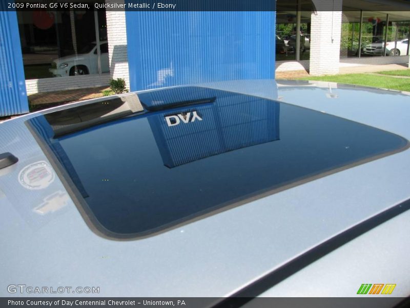 Quicksilver Metallic / Ebony 2009 Pontiac G6 V6 Sedan