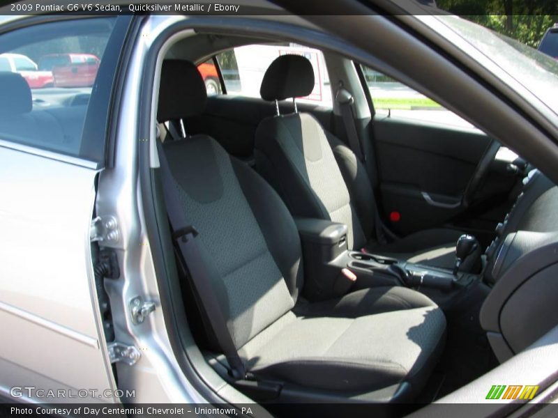 Quicksilver Metallic / Ebony 2009 Pontiac G6 V6 Sedan