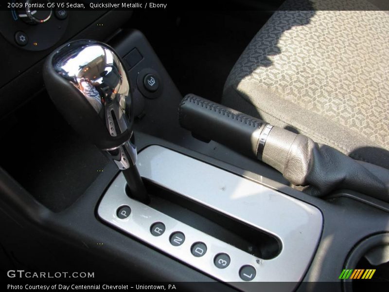 Quicksilver Metallic / Ebony 2009 Pontiac G6 V6 Sedan