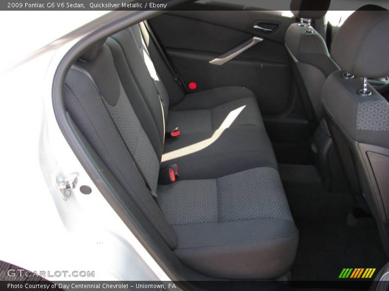 Quicksilver Metallic / Ebony 2009 Pontiac G6 V6 Sedan