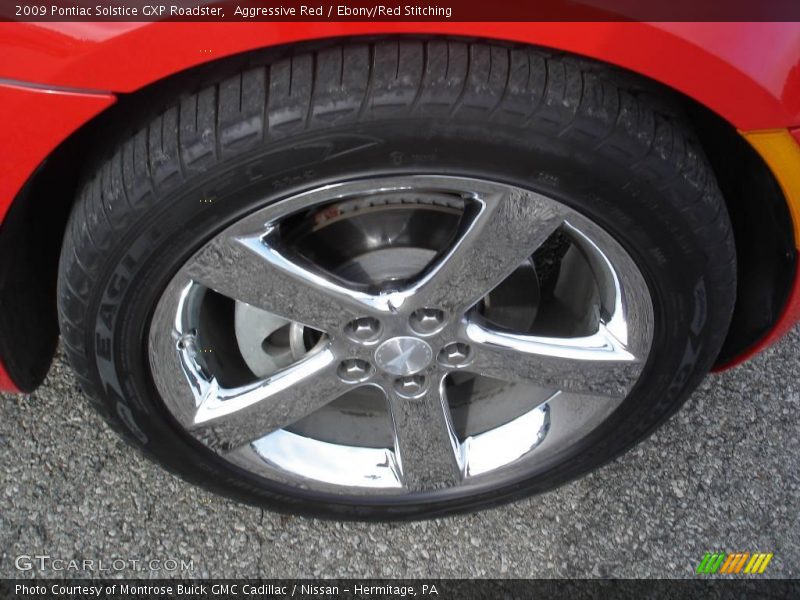 Aggressive Red / Ebony/Red Stitching 2009 Pontiac Solstice GXP Roadster