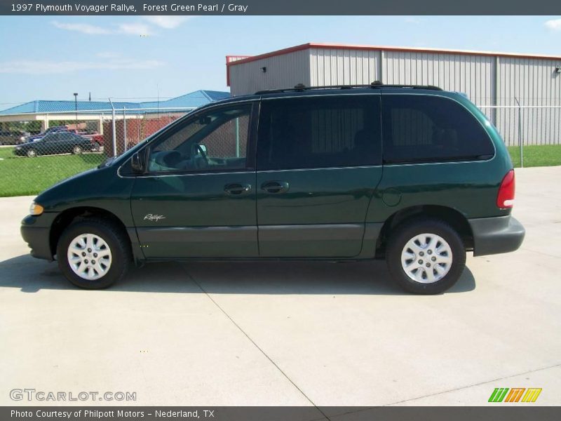 Forest Green Pearl / Gray 1997 Plymouth Voyager Rallye