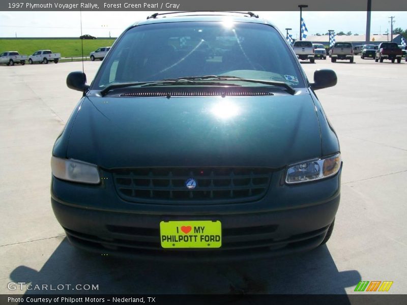 Forest Green Pearl / Gray 1997 Plymouth Voyager Rallye