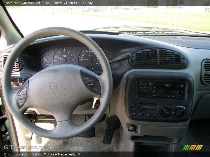 Forest Green Pearl / Gray 1997 Plymouth Voyager Rallye