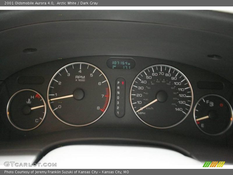 Arctic White / Dark Gray 2001 Oldsmobile Aurora 4.0