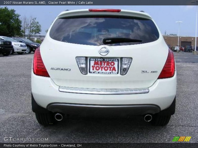 Glacier Pearl White / Cafe Latte 2007 Nissan Murano SL AWD