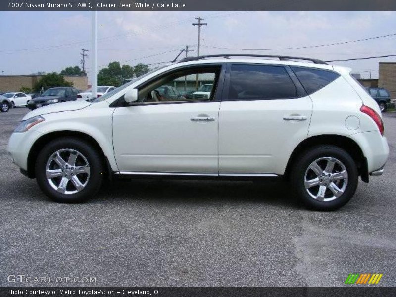 Glacier Pearl White / Cafe Latte 2007 Nissan Murano SL AWD