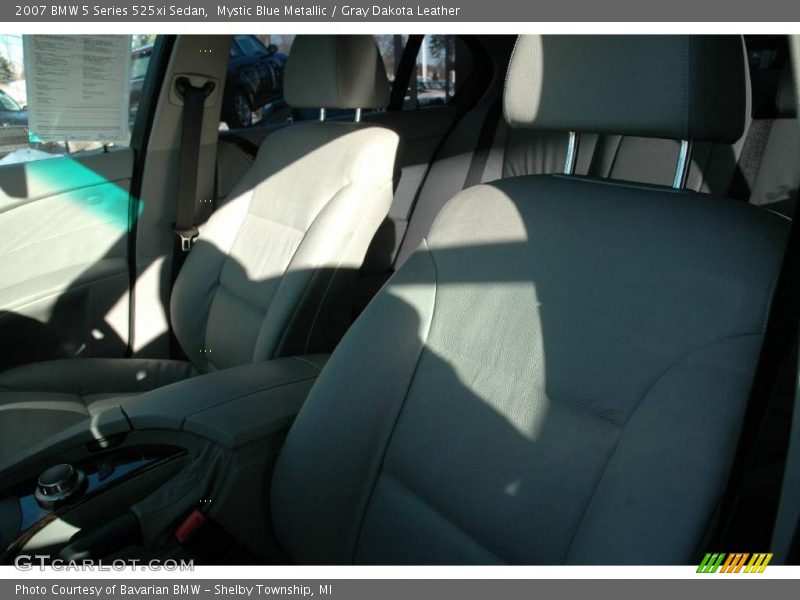 Mystic Blue Metallic / Gray Dakota Leather 2007 BMW 5 Series 525xi Sedan