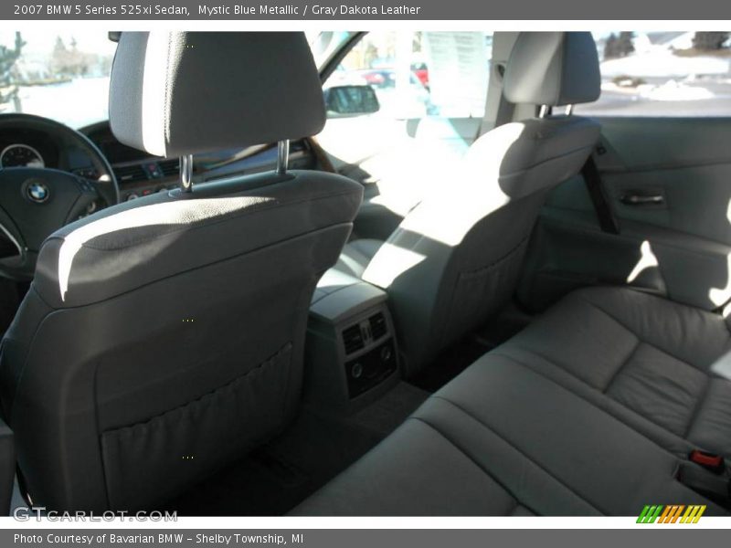 Mystic Blue Metallic / Gray Dakota Leather 2007 BMW 5 Series 525xi Sedan