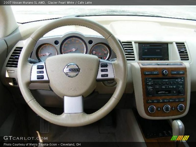 Glacier Pearl White / Cafe Latte 2007 Nissan Murano SL AWD