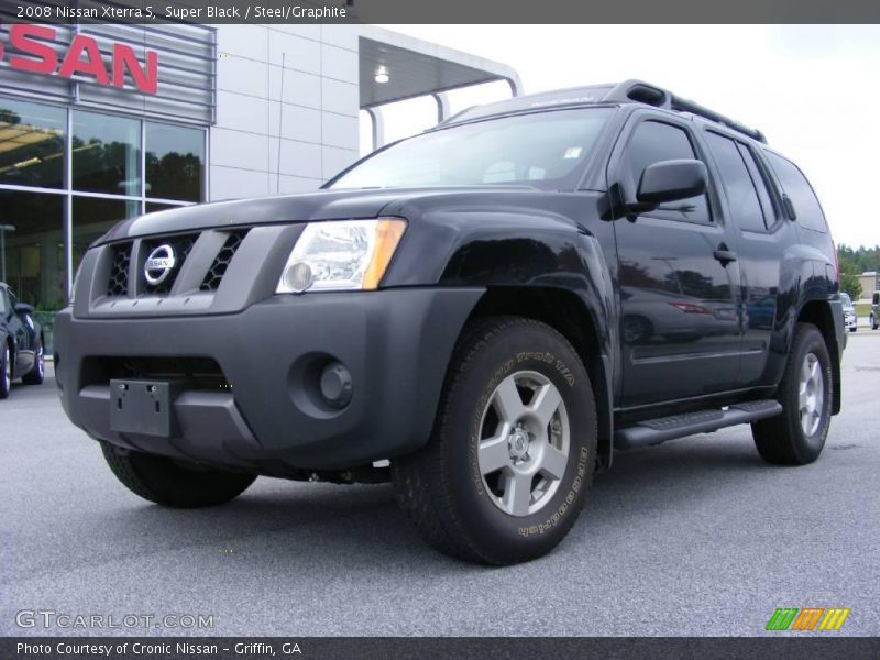 Super Black / Steel/Graphite 2008 Nissan Xterra S