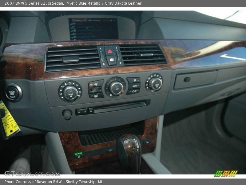 Mystic Blue Metallic / Gray Dakota Leather 2007 BMW 5 Series 525xi Sedan