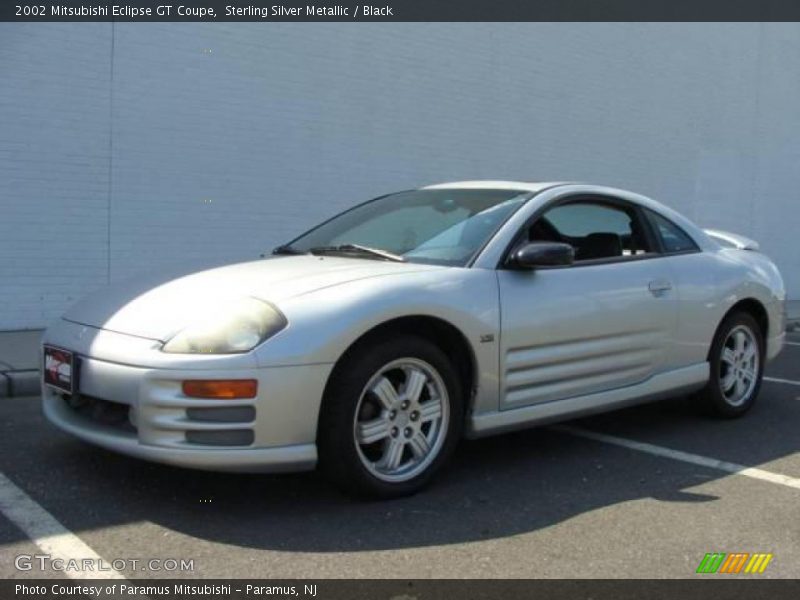 Sterling Silver Metallic / Black 2002 Mitsubishi Eclipse GT Coupe