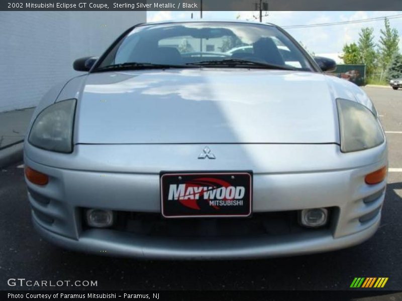 Sterling Silver Metallic / Black 2002 Mitsubishi Eclipse GT Coupe