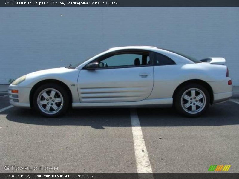 Sterling Silver Metallic / Black 2002 Mitsubishi Eclipse GT Coupe