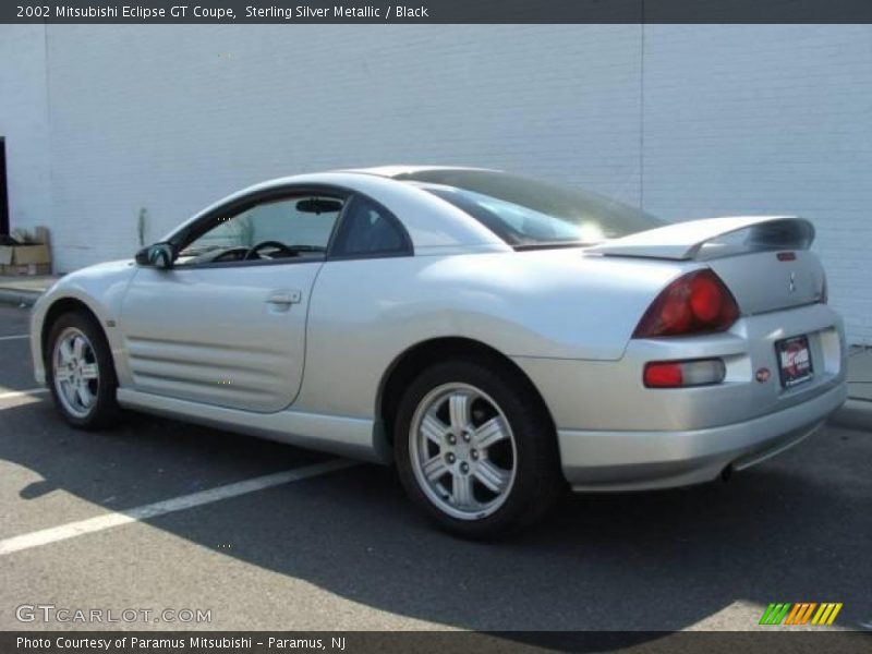 Sterling Silver Metallic / Black 2002 Mitsubishi Eclipse GT Coupe