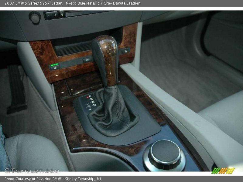 Mystic Blue Metallic / Gray Dakota Leather 2007 BMW 5 Series 525xi Sedan