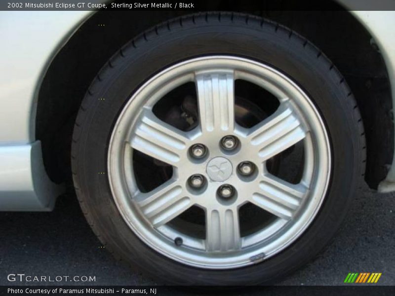 Sterling Silver Metallic / Black 2002 Mitsubishi Eclipse GT Coupe