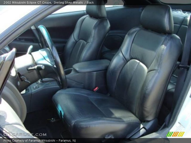 Sterling Silver Metallic / Black 2002 Mitsubishi Eclipse GT Coupe