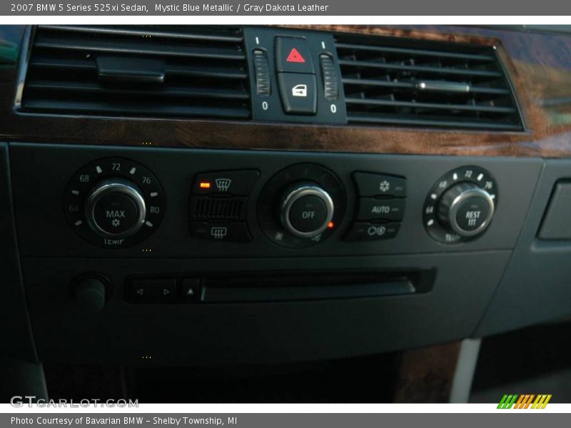 Mystic Blue Metallic / Gray Dakota Leather 2007 BMW 5 Series 525xi Sedan
