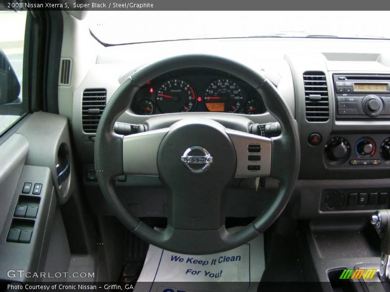 Super Black / Steel/Graphite 2008 Nissan Xterra S