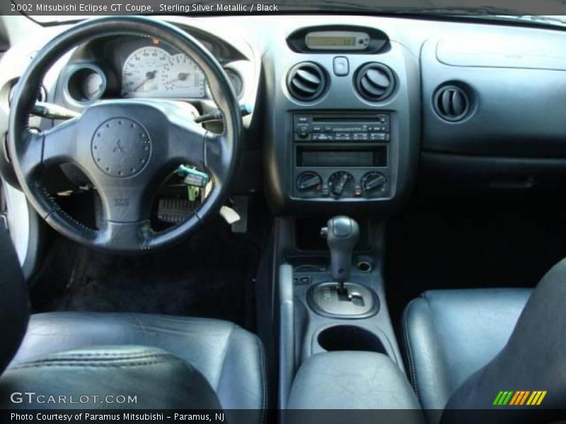 Sterling Silver Metallic / Black 2002 Mitsubishi Eclipse GT Coupe
