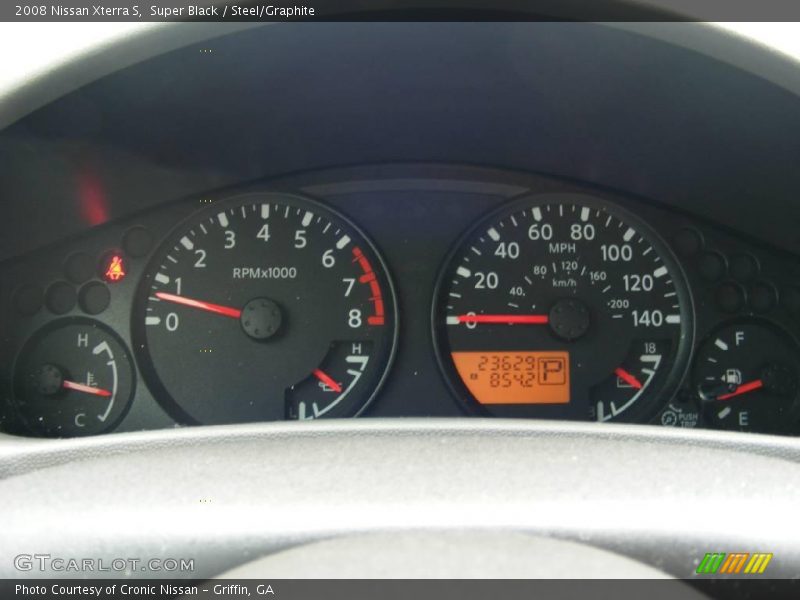 Super Black / Steel/Graphite 2008 Nissan Xterra S