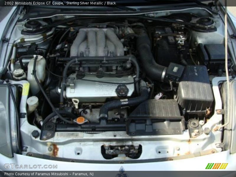 Sterling Silver Metallic / Black 2002 Mitsubishi Eclipse GT Coupe