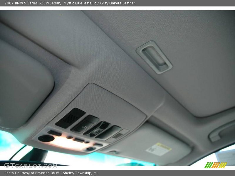 Mystic Blue Metallic / Gray Dakota Leather 2007 BMW 5 Series 525xi Sedan