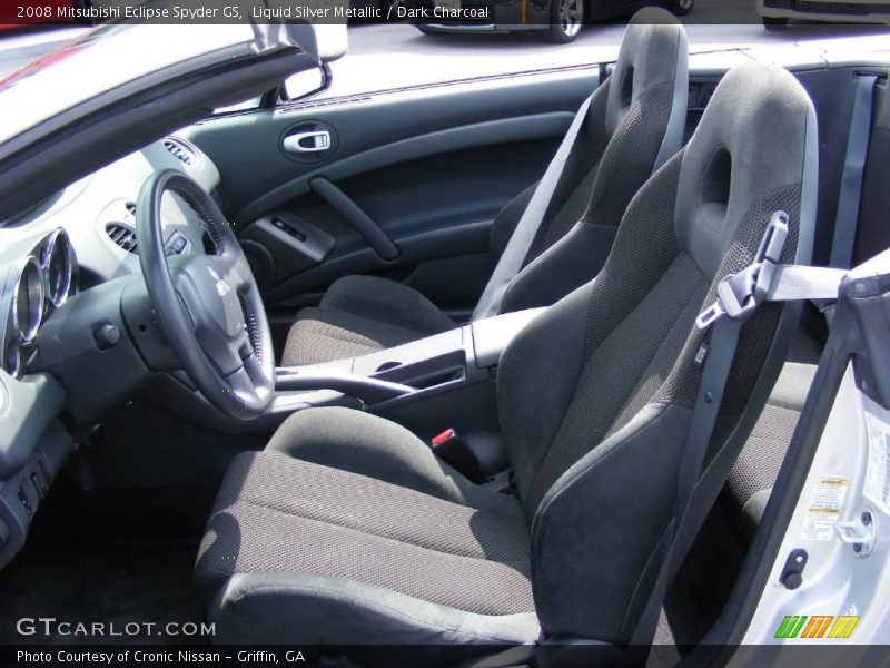 Liquid Silver Metallic / Dark Charcoal 2008 Mitsubishi Eclipse Spyder GS