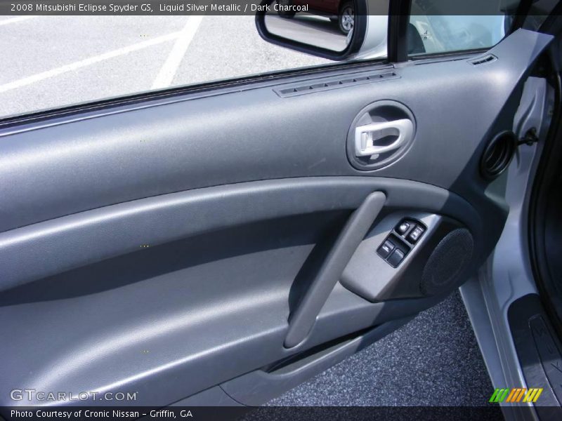 Liquid Silver Metallic / Dark Charcoal 2008 Mitsubishi Eclipse Spyder GS